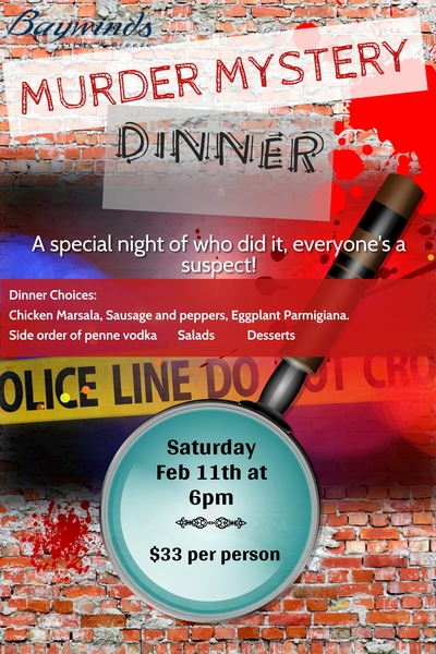 Murder Mystery Dinner Night via ThunderTix