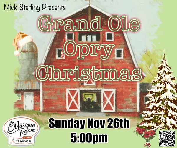 Grand Ole Opry Christmas by Mick Sterling via ThunderTix