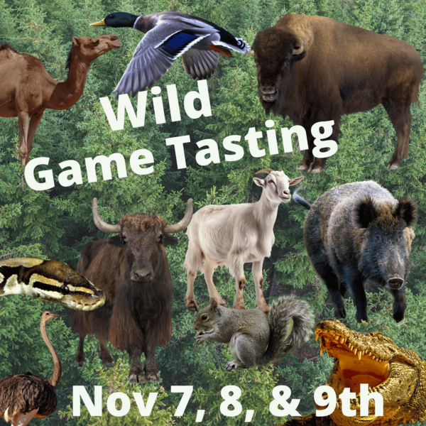 Wild Game Tasting Dinner via ThunderTix