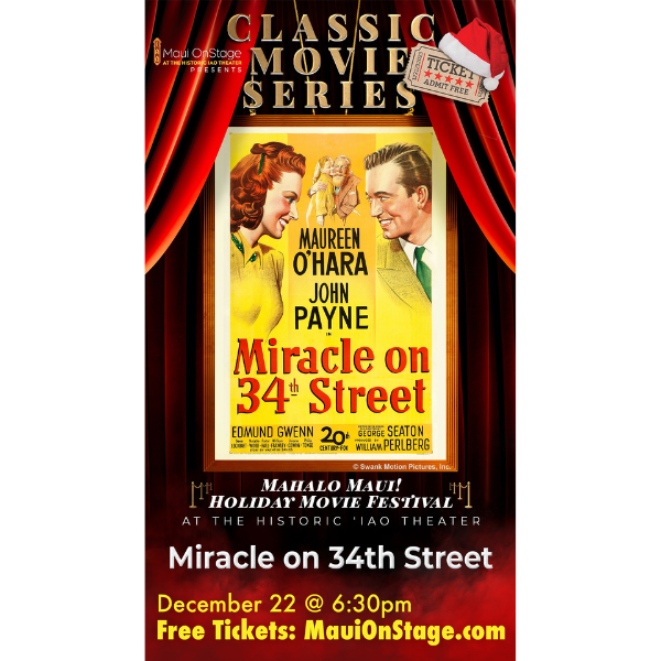 Miracle On 34th Street Movie via ThunderTix