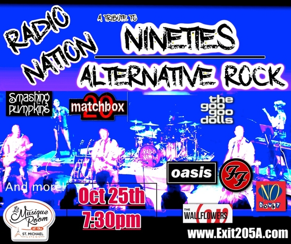 90's Alternative Rock Tribute by Radio Nation via ThunderTix